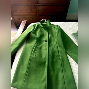 Green wool like jacket. Accidentally ordered 2. Brand new